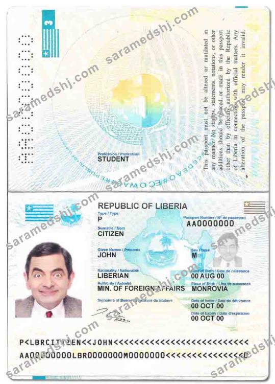 Liberia passport